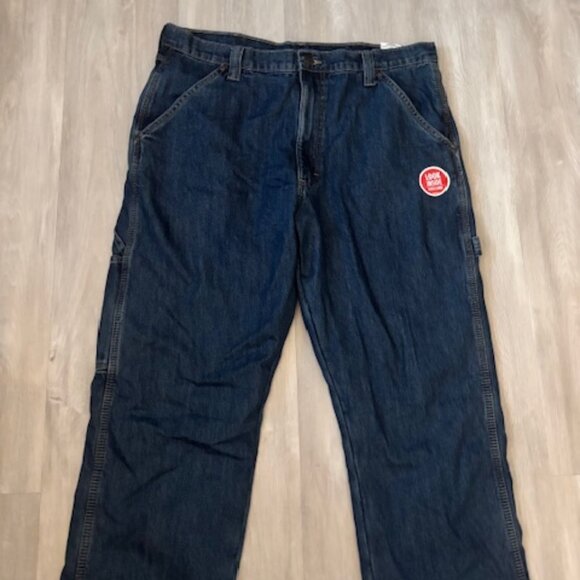 Wrangler Fleece Lined Carpenter Jeans - 36x34 - Picture 3 of 6